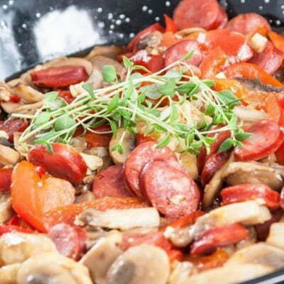 Restaurante Petisqueira Alentejana | Cogumelos com Linguiça